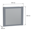 HMI encl. PanelSet - NSYS3CM505025 - Image with dimensions