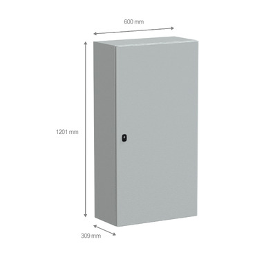 NSYS3D12630P - PanelSeT S3D - Kast - Dubbele volle deur