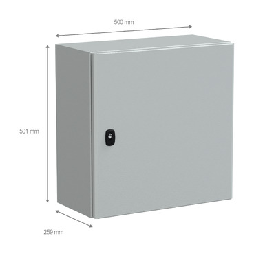 NSYS3D5525P technical illustration with dimensions