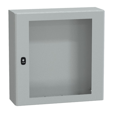 NSYS3D10640 Schneider Electric, Schneider Electric Steel Metal Enclosure,  IP66, 1000 mm x 600 mm x 400mm, 219-8674