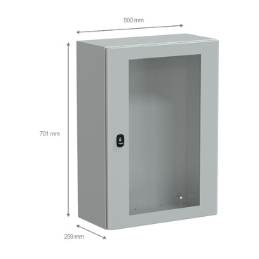 NSYS3D7525T technical illustration with dimensions
