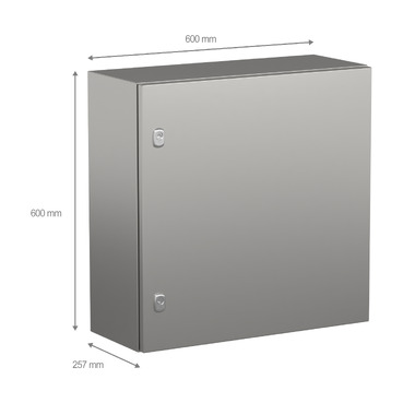 NSYS3X6625 - Wall mounted enclosure, PanelSeT S3X, stainless steel