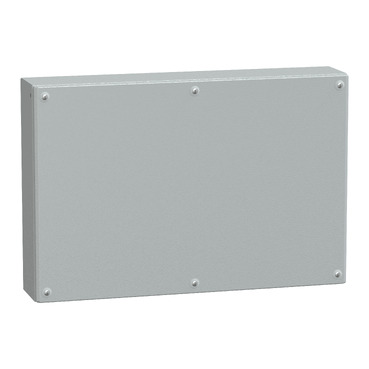 NSYSBM406012 - Metal industrial box plain door H400xW600xD120 IP66 