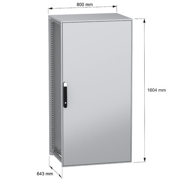 NSYSFN16860 - Floor standing modular electrical enclosure