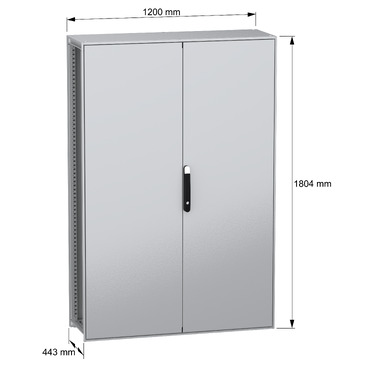 NSYSFN1812402DP - Floor standing modular electrical enclosure