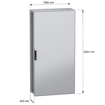 Spacial SFN without MP 2000x1000x400 IP55 - Image with dimensions