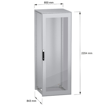 NSYSFN22880T - Floor standing modular electrical enclosure