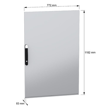 PanelSeT SFN and Spacial SM Plain door1200x800 - Image with dimensions