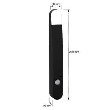 PanelSeT SFN and Spacial SM closure handle easy opening - Image with dimensions