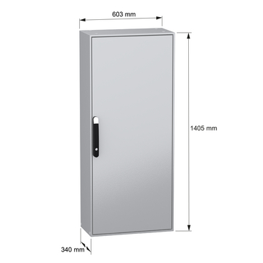 PanelSeT SM - wo/mount plate 1400x600x300 - TI - Content