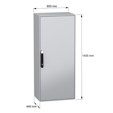 PanelSeT SM - wo/mount plate 1400x600x400 - TI - Content