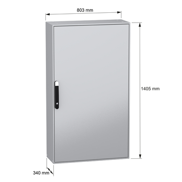 PanelSeT SM - wo/mount plate 1400x800x300 - TI - Content