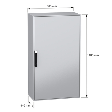 PanelSeT SM - w/mount plate 1400x800x400 - TI - Content