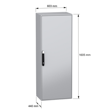 PanelSeT SM - wo/mount plate 1600x600x400 - TI - Content