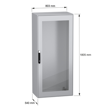 PanelSeT SM - glazed door wo/mp 1800x800x500 - TI - Content