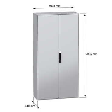 NSYSM2010402D - Spacial SM compact enclosure without mounting