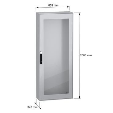 PanelSeT SM - glazed door wo/mp 2000x800x300 - TI - Content