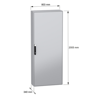 PanelSeT SM - wo/mount plate 2000x800x300 - TI - Content