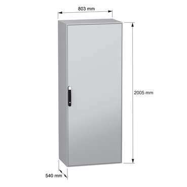 PanelSeT SM - wo/mount plate 2000x800x500 - TI - Content