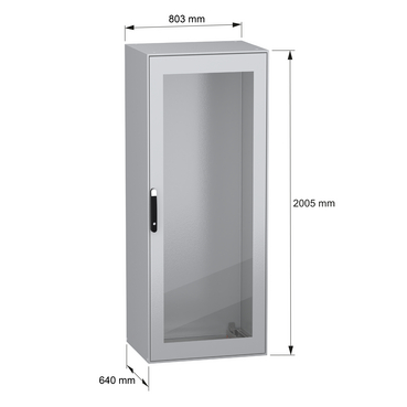 PanelSeT SM - glazed door wo/mp 2000x800x600 - TI - Content