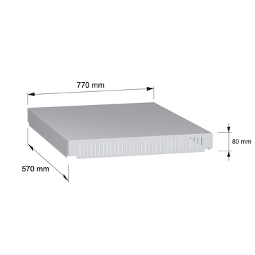 PanelSeT SFN - Ventilated roof 600x800 - TI - Dimensions