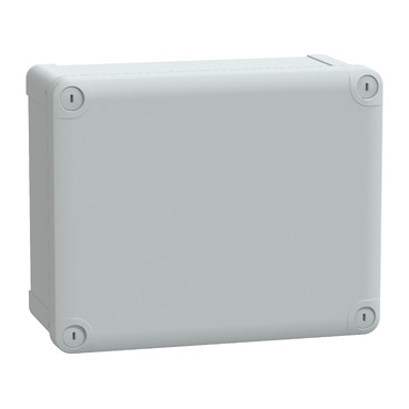 NSYTBS241910 - ABS box IP66 IK07 RAL7035 Int.H225W175D100 Ext.H241W191D128  Opaque cover H20