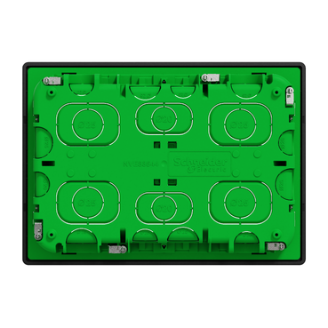 NU171854 - Workstation, New Unica, flush, 2 x 8 modules horizontal 