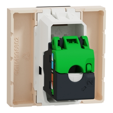 NU341544 - New Unica - 1 x RJ45 socket - 2 m - Cat. 6 - UTP  