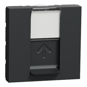 Priză RJ45 Noua Unica CAT5 UTP 2m Antracit , NU341154, Schneider Electric - Schneider [1]