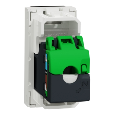 NU341418 - Noua Unica, Priza RJ45, CAT6 UTP, 1m, alb | Schneider