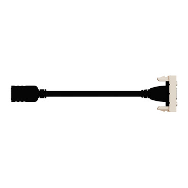 NU343044 - HDMI data connector type A, New Unica, 1 module, beige