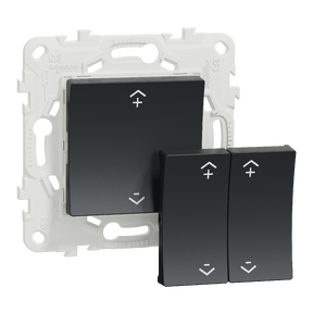 Wiser Unica - interrupteur centralisé sans fil 2 ou 4 BP - Anthracite