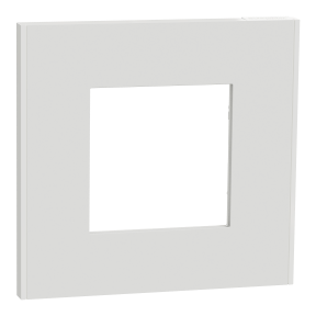 Unica Déco Essentielle - Plaque de finition - Blanc  - 1 poste