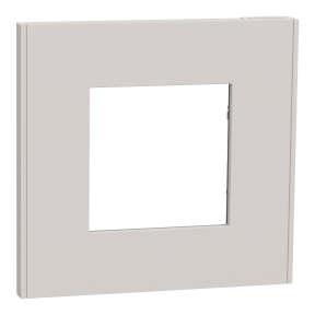 Unica Déco Essentielle - Plaque de finition - Gris pierre  - 1 poste