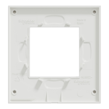 NU600289 - New Unica - cover frame - 1 gang - 1 x 2 modules 