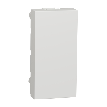 NU986518 - Blind cover, New Unica, 1 module, white | Schneider  