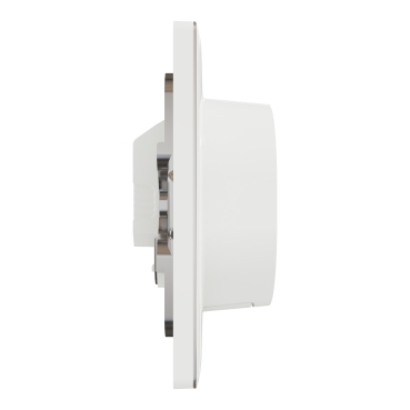 NUX554_PW - Connection unit, Unica X, 45A, 250V, 1 gang, without