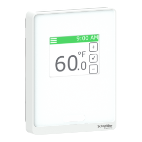 Sxwscdpselxw Cover Plate Touchscreen Setpoint Override Pir Optimum White Cover Schneider Electric Global