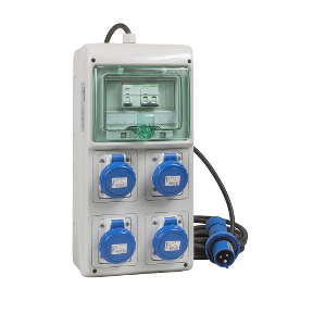 10513 Quadro Mobile Asc Ip65 8 Moduli 4 Prese Da Incasso Schneider Electric Italia
