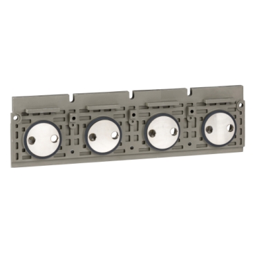 rear connection kit, 630 to 1600 A, vertical and horizontal, fixed circuit breaker, 4 poles, 4 parts