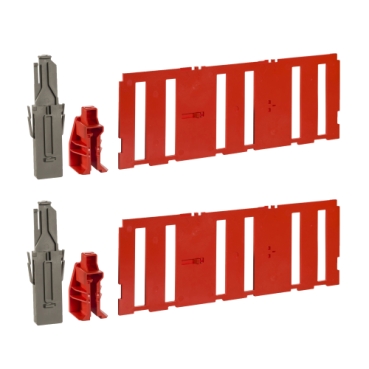 LV848721SP - Safety shutters + locking blocks - for MTZ2/NW - 3P 
