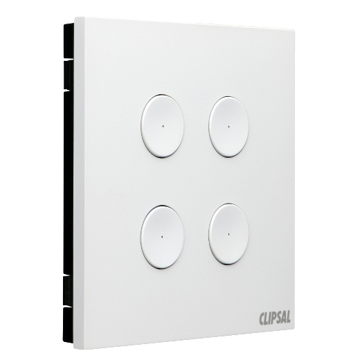 Er5044nl Zw Wall Plate C Bus Saturn Zen Key Input Unit E Series 4 Key Zen White Schneider Electric Global