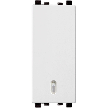 IN8402 - Switch, ZENcelo, 2-way, 6AX, full-flat module, white 