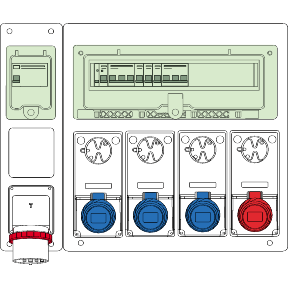 Kdr401s Kaedra Box Asc 4 Unika 3 2p T 16a 1 3p T 16a Schneider Electric Italia