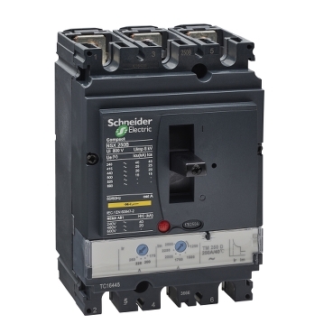 LV431110 - Circuit breaker, ComPact NSX250B, 25kA/415VAC, TMD trip