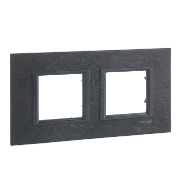 Plaque De Finition 1 Poste 2 Modules SCHNEIDER Unica Pro Blanc 2 Ok