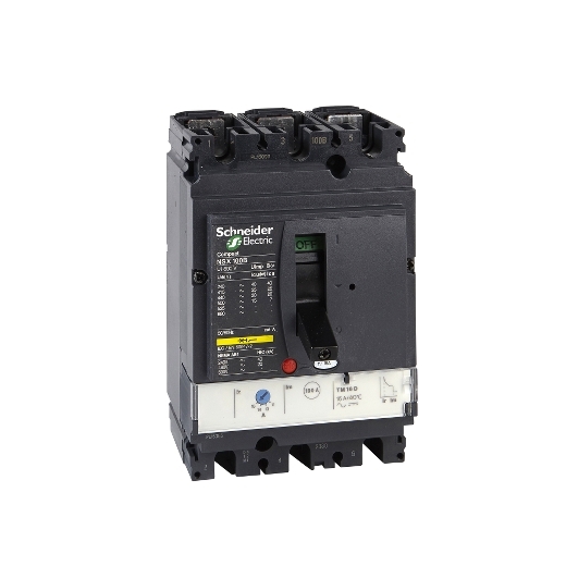 Lv429841 Circuit Breaker Compact Nsx100n 50 Ka At 415 Vac Tmd Trip Unit 80 A 3 Poles 3d Schneider Electric Global