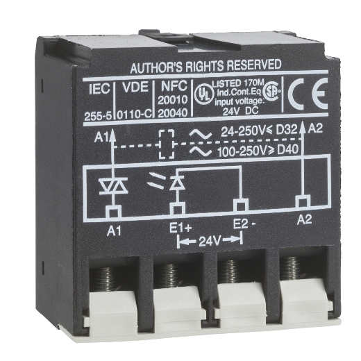 La4dwb Tesys D Interface Amplifier Module Solid State 24 V Dc 250 V Ac Schneider Electric Global