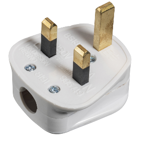 Top13a Exclusive Round 3 Pin Plug 13a White Schneider Electric Uk