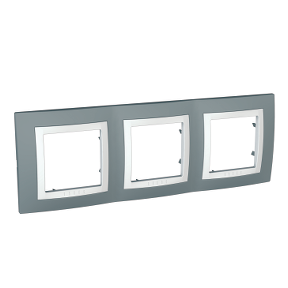 Mgu2 006 858 Unica Basic Cover Frame 3 Gangs H71